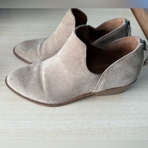 Taupe Lucky Brand Booties, Size 9.5
